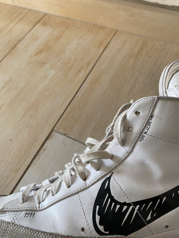 Nike Blazer Mid 77 Sketch White Black Vinted