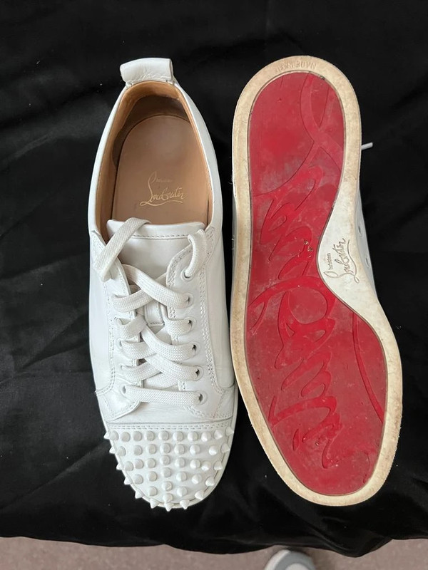 Christian Louboutin Sneakers Louis Junior Spikes in Red for Men