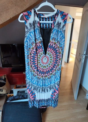Robe courte style hippie, marca: Camaïeu, estado: Muy bueno, tamaño: M / 38 / 10, 3,00 €, 3,85 € Protección al comprador incluida