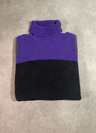 Pull col roulé Lauren Ralph Lauren violet et noir - Equivalent S, brand: Ralph Lauren, condizioni: Buone, taglia: S / IT 40 / EU 36, €9.99, €11.19 include la Protezione acquisti