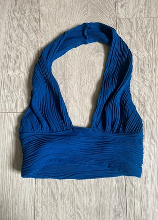 Haut court bleu dos nu, état: Très bon état, taille: S / 36 / 8, 2,50 €, 3,33 € Protection acheteurs incluse