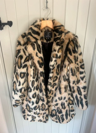 Rino & Pelle Faux Fur Leopard Print Coat, brand: Rino & Pelle, condition: Very good, size: M / 38 / 10, €40.00, €42.70 includes Buyer Protection
