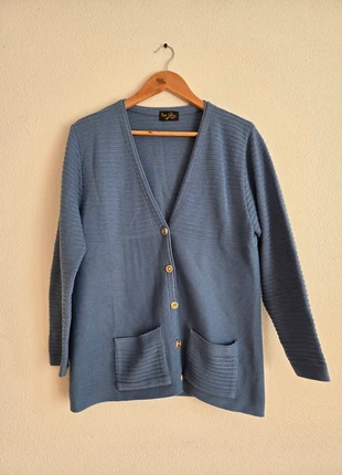 Gilet epais bleu Vintage, marca: Top Vintage, estado: Muito bom, tamanho: M / 38 / 10, €7.00, €8.05 inclui Proteção do Comprador