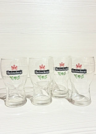 Lot de 4 Verres à Bière Heineken (0,25L) - Comme Neufs ! 🔥, marque: Heineken, état: Très bon état, 12,00 €, 13,30 € Protection acheteurs incluse