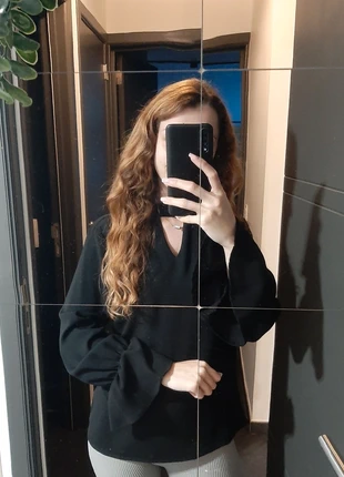 Blouse noire habillée, marca: Shein, estado: Nuevo sin etiquetas, tamaño: XS / 34 / 6, 2,00 €, 2,80 € Protección al comprador incluida