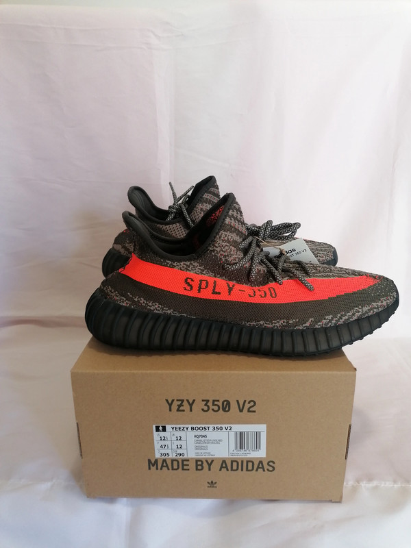 adidas Yeezy Boost 350 V2 Carbon Beluga Men's - HQ7045 - US