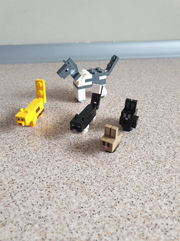 Lego Minecraft figurki kot ocelot ko kr lik Vinted