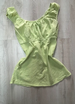 Top coquette Vichy vert pastel, marque: COQUETTE, état: Très bon état, taille: M / 38 / 10, 13,00 €, 14,35 € Protection acheteurs incluse