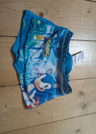Slip de bain sonic, marque: Sonic the Hedgehog, état: Très bon état, taille: 4 ans / 104 cm, 1,00 €, 1,75 € Protection acheteurs incluse