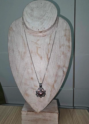 Lotusbloem crematie sieraad + halsketting, staat: Nieuw zonder prijskaartje, € 10,00, € 11,20 inclusief Kopersbescherming