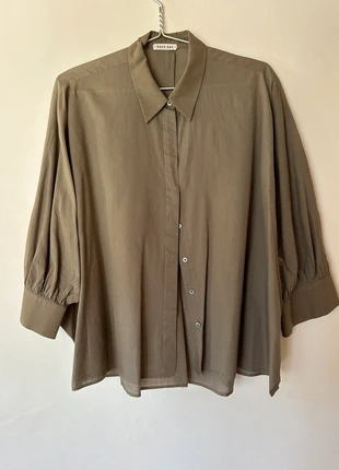 Hana San chemise kaki taille 38, marke: Hana San, zustand: Sehr gut, größe: M / 38 / 10, 70,00 €, 74,20 € inklusive Vinted-Käuferschutz