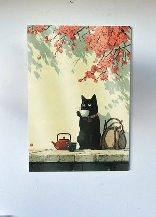 Poster métallique 30cm x 42cm Chat Japon + aimant mural fourni., marque: Alternative, état: Très bon état, 29,40 €, 31,57 € Protection acheteurs (Pro) incluse