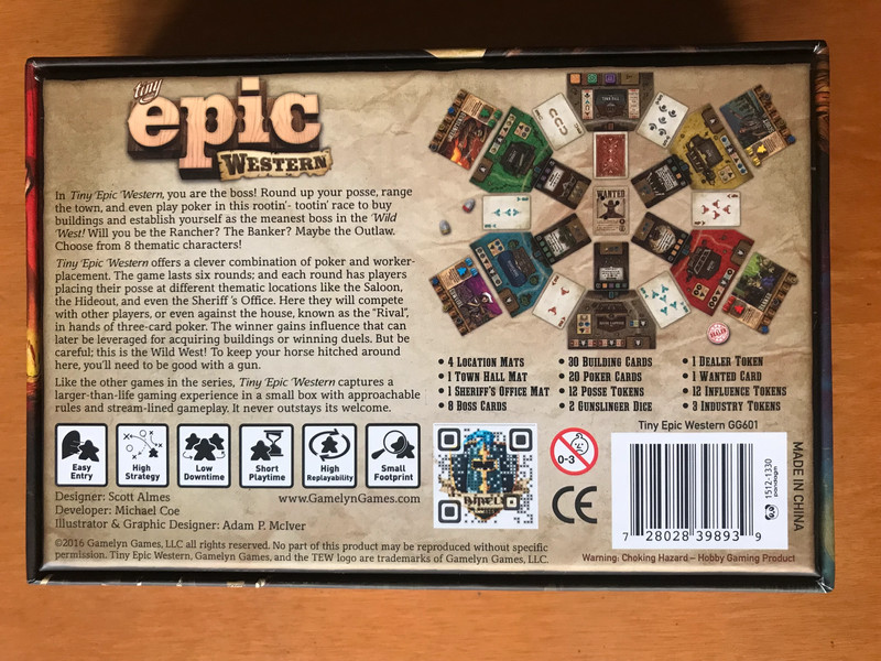 Tiny Epic Western Deluxe edition - Gioco da tavolo - Board game - Kickstarter KS 2