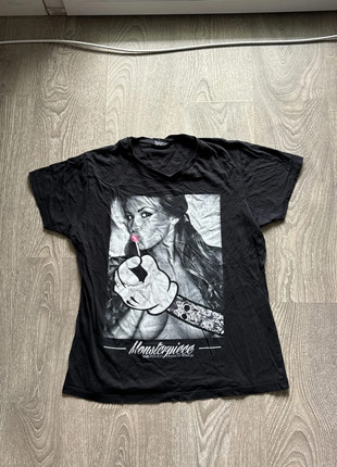 T-shirt Monsterpiece noir - taille S - manches courtes, marque: Monsterpiece, état: Bon état, taille: S, 2,00 €, 2,80 € Protection acheteurs incluse