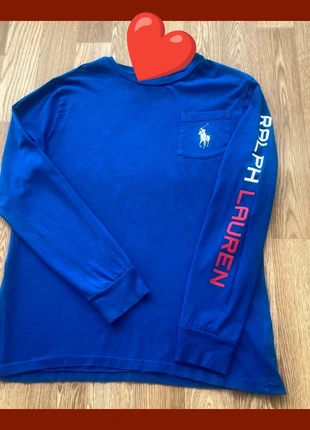 T-shirt manches longues - Polo Ralph Lauren - bleu roi - Yacht Racing - taille XL, merk: Ralph Lauren, staat: Heel goed, maat: XL, € 21,00, € 22,75 inclusief Kopersbescherming Pro