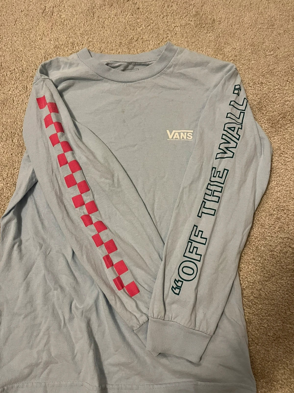 Light Blue Vans Long Sleeve 3