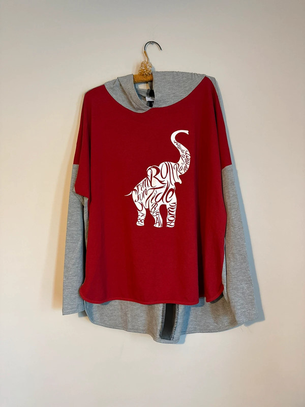 Plus Size Alabama Hoodie 2X 1