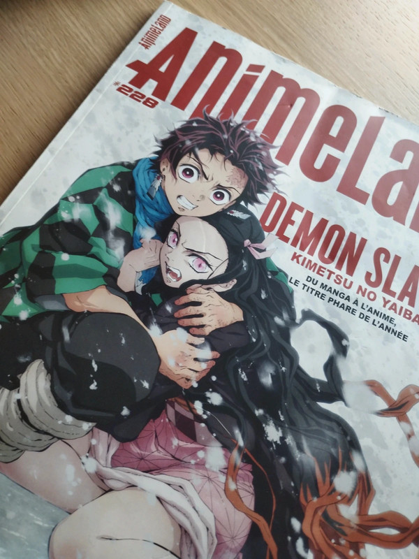 ANIMELAND N°228 - couverture Demon Slayer (sept/nov 2019)