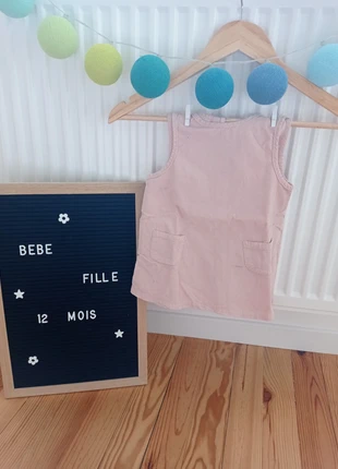 Petit robe d'été côtelée , marca: Kitchoun, estado: Muito bom, tamanho: 12-18 meses / 80 cm, €2.00, €2.80 inclui Proteção do Comprador