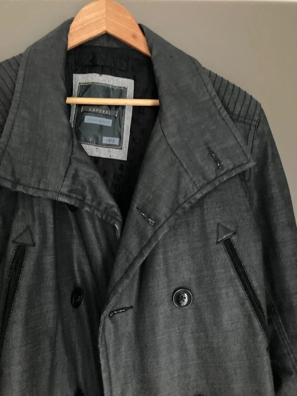 Caban homme denim enduit anthracite xl Kaporal - photo numéro 5