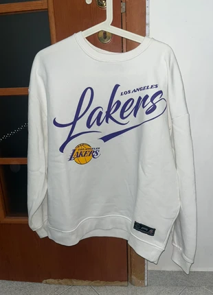 Felpa bianca originale NBA Los Angeles Lakers – modello ufficiale, marke: NBA, zustand: Neu, größe: M, 12,00 €, 13,30 € inklusive Vinted-Käuferschutz