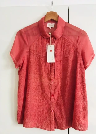 Chemisier Bel Air corail, marca: Bel-Air, estado: Novo com etiquetas, tamanho: M / 38 / 10, €14.00, €15.40 inclui Proteção do Comprador