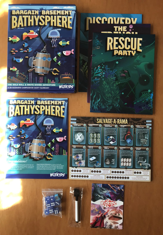 Bargain Basement Bathysphere - Gioco da tavolo - Board Game - Wizkids - 2022 3