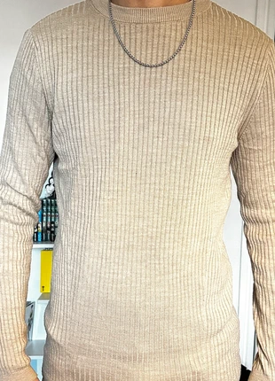 Pull côtelé beige , marca: New Look, estado: Muito bom, tamanho: M, €15.00, €16.45 inclui Proteção do Comprador