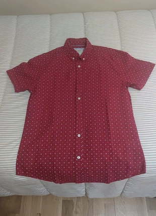 Camisa de color rojo de hombre manga corta fresquita Talla M, marque: Springfield, état: Neuf sans étiquette, taille: M, 4,50 €, 5,43 € Protection acheteurs incluse