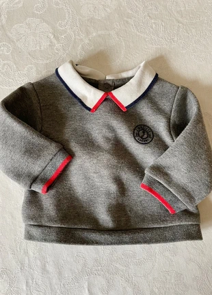 Sweat Jacadi gris à col 3 mois, marke: Jacadi, zustand: Sehr gut, größe: 1-3 Monate / 56, 10,00 €, 11,20 € inklusive Vinted-Käuferschutz