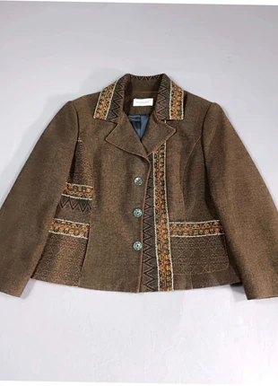 Veste blazer Vintage Parisiennes Paris marron - Made in France taille M, brand: Vintage Dressing, condition: Very good, size: M / 38 / 10, €18.00, €19.60 includes Buyer Protection
