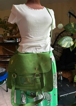 Sac à main cartable vert, brand: MSK, condition: Very good, €10.00, €11.20 includes Buyer Protection
