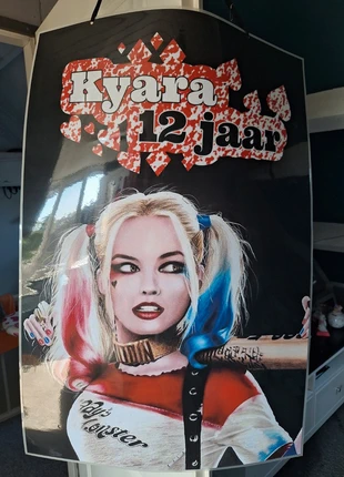 Harley quinn poster, merk: Harley Quinn, staat: Heel goed, € 14,99, € 16,44 inclusief Kopersbescherming