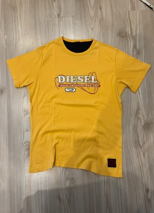 gelbes vintage diesel tshirt, marque: Diesel, état: Bon état, taille: M, 17,00 €, 18,55 € Protection acheteurs incluse