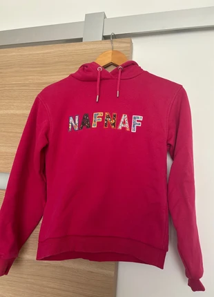 Sweat à capuche rose bonbon nafnaf, brand: Naf Naf, condition: New without tags, size: XS / 34 / 6, €8.00, €9.10 includes Buyer Protection
