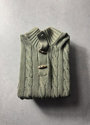 Cable Knit Sweater / Pull torsadé tressé Ralph Lauren kaki – Taille M (Unisexe), brand: Ralph Lauren, condition: Very good, size: M, 29.00 €, 31.15 € includes Buyer Protection Pro