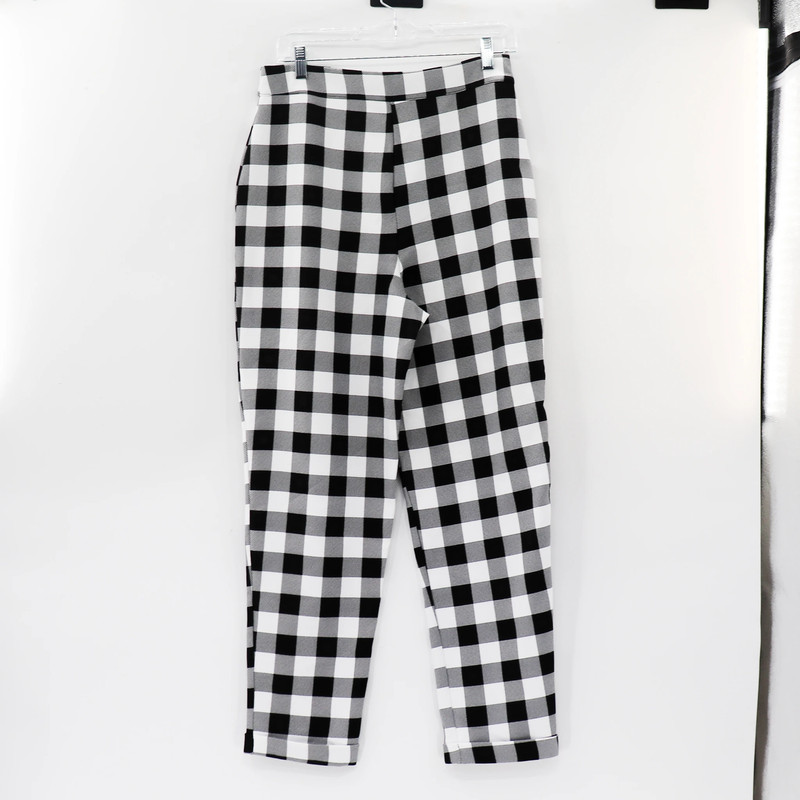 Nasty Gal Plaid Pants Size Large 5