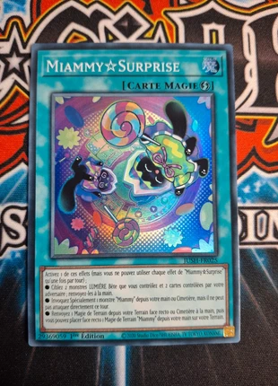 Miammy surprise JUSH-FR025 Super rare Carte Yu-Gi-Oh!, marca: Yu-Gi-Oh!, estado: Muito bom, €1.00, €1.75 inclui Proteção do Comprador