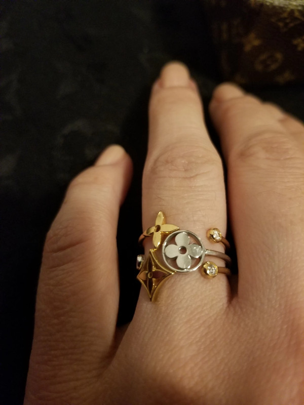 Anello Louis Vuitton Blossom in oro e diamanti - Vinted