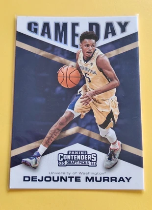 Dejounte Murray game day panini contenders, marca: Panini, estado: Muy bueno, 1,00 €, 1,75 € Protección al comprador incluida