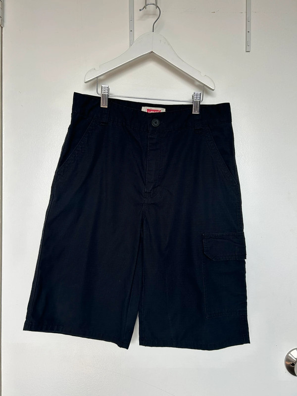 Levi’s navy blue long shorts 1