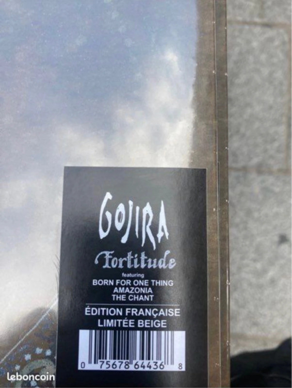 Gojira fortitude vinyle beige 3