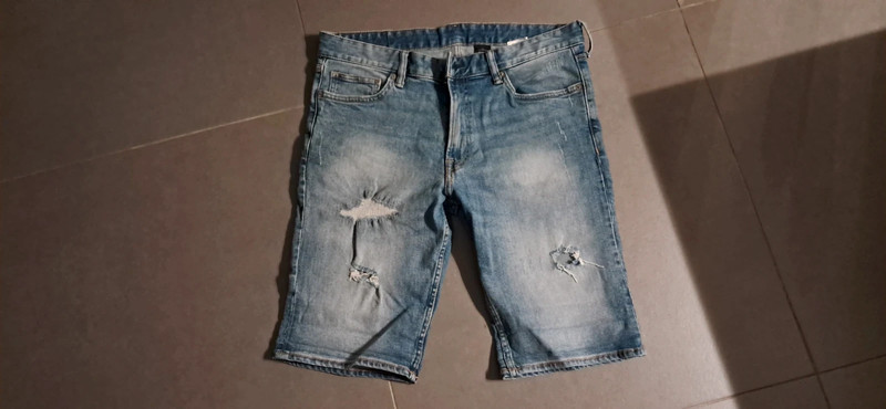 Short jean H&M homme W32 1