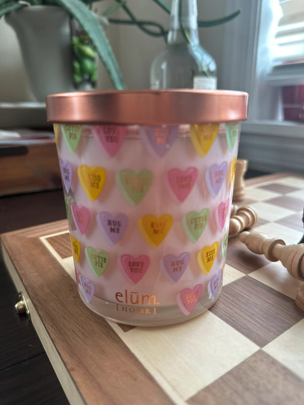 Candy Heart Candle 3