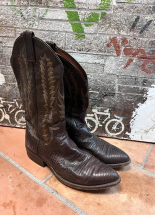 Ban post | Cowboy’s boots - Santiags - Chaussures cuir - Made in USA | Marron | Taille 41, marque: Vintage Dressing, état: Bon état, taille: 41, 75,00 €, 79,45 € Protection acheteurs incluse