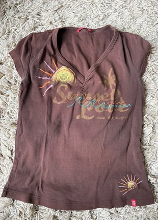 Brown vintage hippie shirt, marque: EDC by Esprit, état: Très bon état, taille: XXL / 44 / 16, 5,00 €, 5,95 € Protection acheteurs incluse