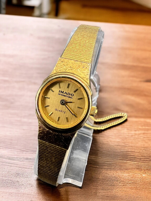 Imado quartz gold watch hotsell
