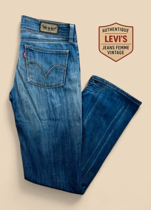 Jean Levi’s® Authentique femme straight bleu moyen taille FR 42 (W31 L32) très bon état 1075, marca: Levi's, estado: Muito bom, tamanho: XL / 42 / 14, €15.00, €16.45 inclui Proteção do Comprador Pro
