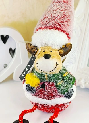 Renna di Natale con luce, oggetto decorativo, idea regalo nuovo, marque: Deco, état: Neuf sans étiquette, 10,00 €, 11,20 € Protection acheteurs incluse