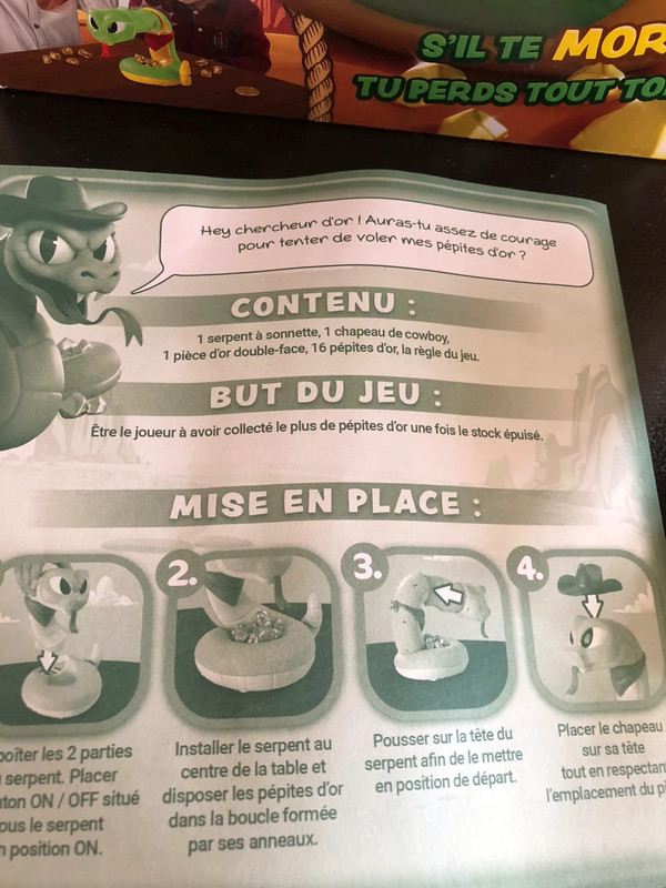 Pique Pépite Jeux d'enfants 4 ans Jeu Société Adresse Divertissement Neuf FR